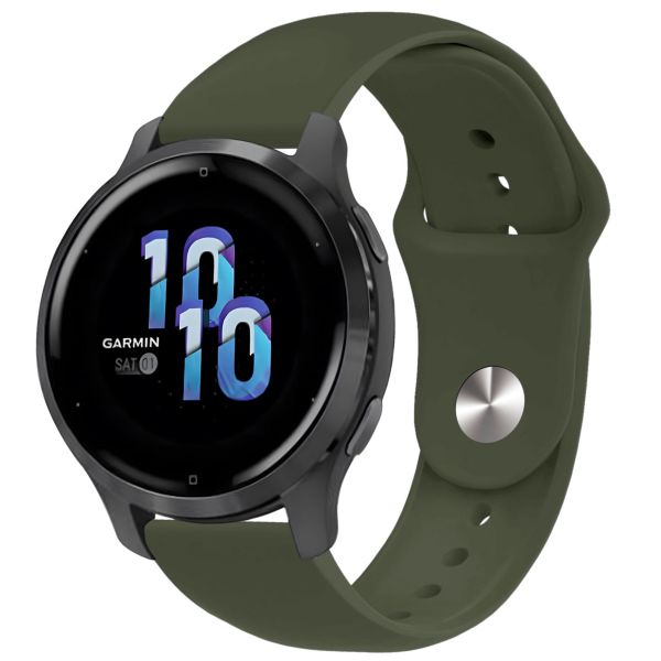 imoshion Bracelet Sport en silicone - Connexion universelle de 22 mm - Olive Green