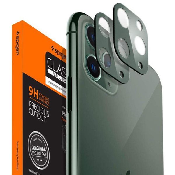 Spigen GLAStR Protection Caméra en verre trempé iPhone 11 Pro/11 Pro Max