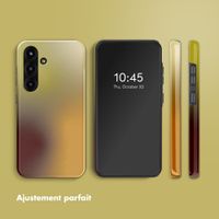 Selencia Coque arrière Vivid Samsung Galaxy S25 - Gradient Olive Dust