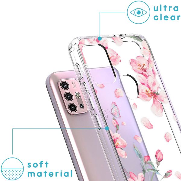 imoshion Coque Design Motorola Moto G30 / G20 / G10 (Power) - Blossom Watercolor