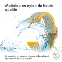 imoshion Bracelet élastique en nylon - Connexion universelle de 22 mm - Vert / Jaune