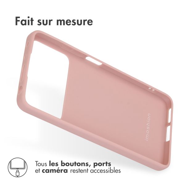 imoshion Coque Couleur Xiaomi Poco X4 Pro 5G - Dusty Pink