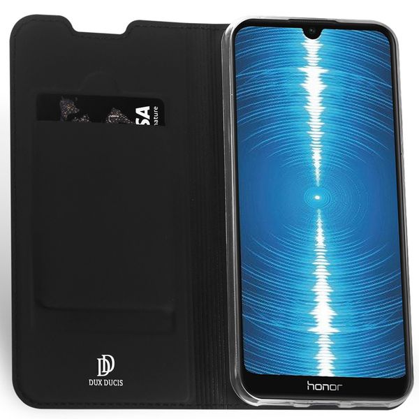 Dux Ducis Étui de téléphone portefeuille Slim Huawei Y6S - Noir