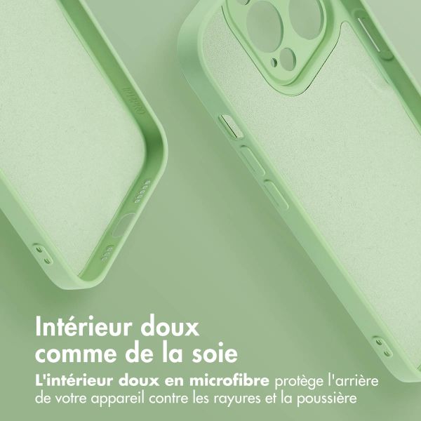 imoshion Coque Couleur avec MagSafe Apple iPhone 14 Pro - Vert