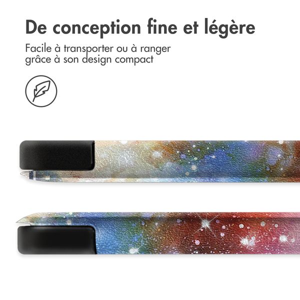 imoshion Coque tablette Trifold iPad 11 (2025) 11 pouces / iPad 10 (2022) 10.9 pouces - Space