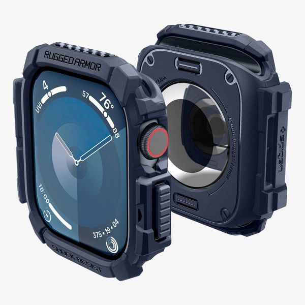 Spigen Coque Rugged Armor™ Apple Watch Series 10 - 42 mm - Navy Blue