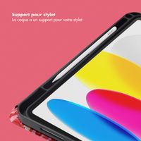 Selencia Coque tablette Vivid Apple iPad 11 (2025) 11 pouces A16 / iPad 10 (2022) 10.9 pouces - Wild Spots Lipstick