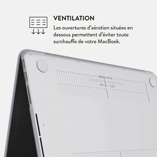 Burga Coque Rigide Apple MacBook Air 15 pouces (2023 / 2024 M3 / 2025 M4 / 2026 M5) - Reset Button