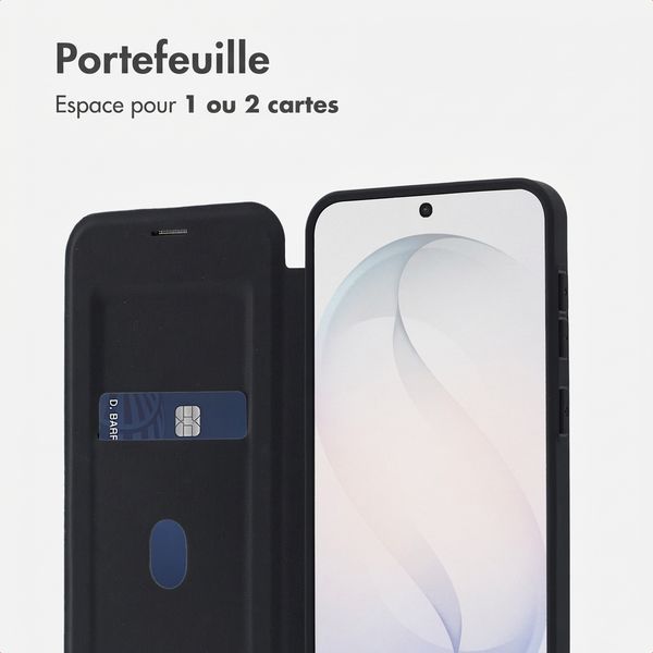 imoshion Bookcase transparente avec MagSafe Samsung Galaxy S26 - Noir