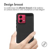 imoshion Coque Brushed Motorola Moto G84 - Noir