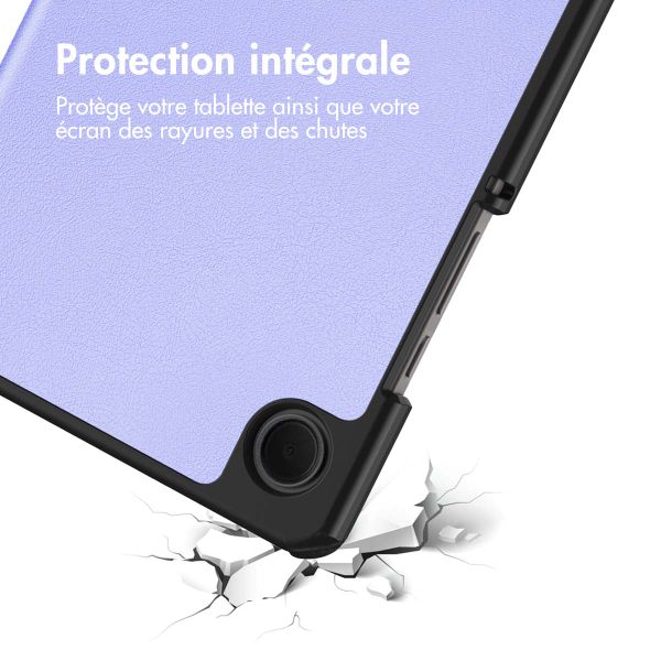 imoshion Coque tablette Trifold Samsung Galaxy Tab A11 / A9 8.7 pouces - Lila