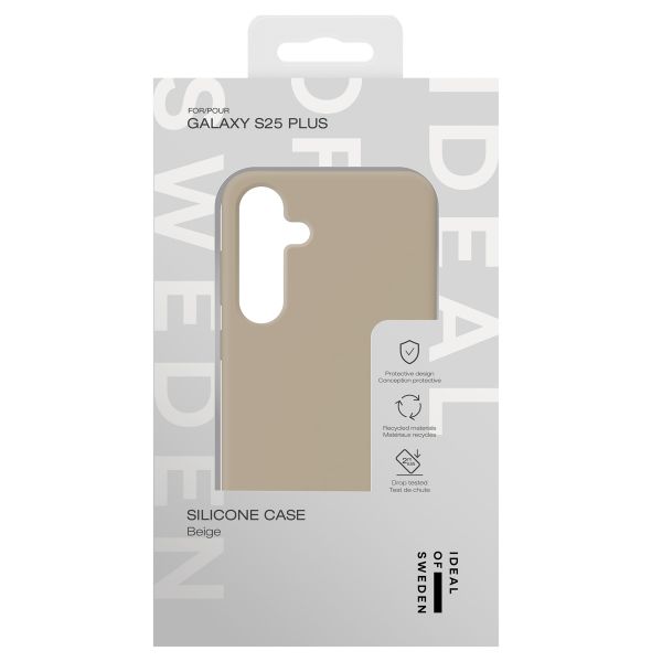 iDeal of Sweden Coque Silicone Samsung Galaxy S25 Plus - Beige