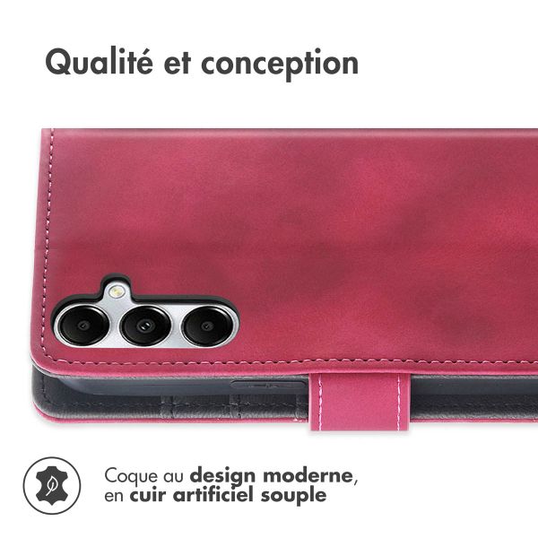 imoshion Etui de téléphone portefeuille avec cordon Samsung Galaxy A26 - Rouge