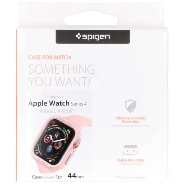 Spigen Coque Rugged Armor™ pour l'Apple Watch Series 4-6 / SE - 44 mm - Rose