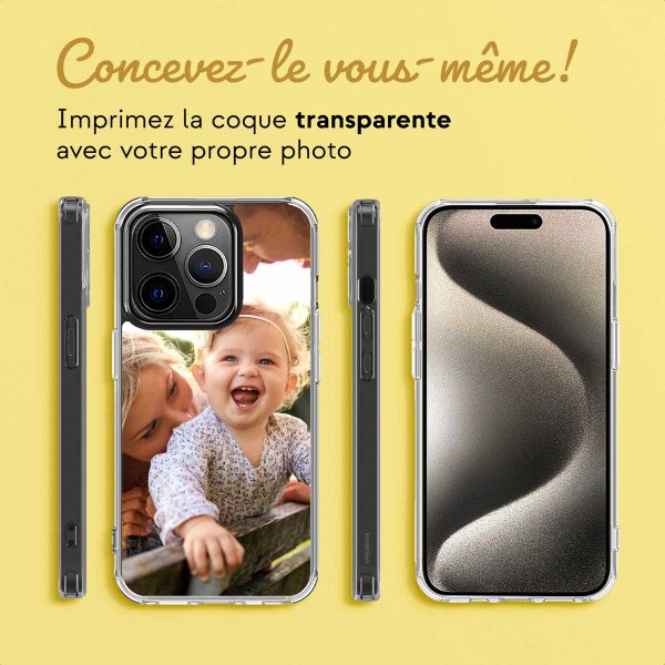 Concevez votre MagSafe Clear Case Apple iPhone 15 Pro Max - Transparent