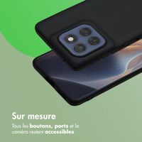 imoshion Coque Couleur Motorola Edge 60 Fusion - Noir