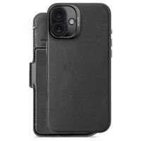 Decoded Portefeuille détachable 2 en 1 en cuir MagSafe Apple iPhone 16 Plus - Noir