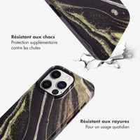 Selencia Coque arrière Vivid Tough iPhone 14 Pro - Chic Marble