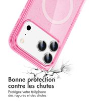 imoshion Coque Pailletée avec MagSafe Apple iPhone 17 Pro Max - Rose