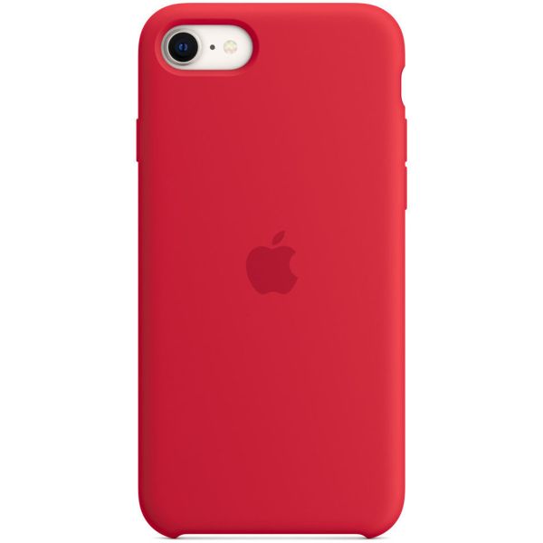 Apple Coque en silicone iPhone SE (2022 / 2020) / 8 / 7 - Red