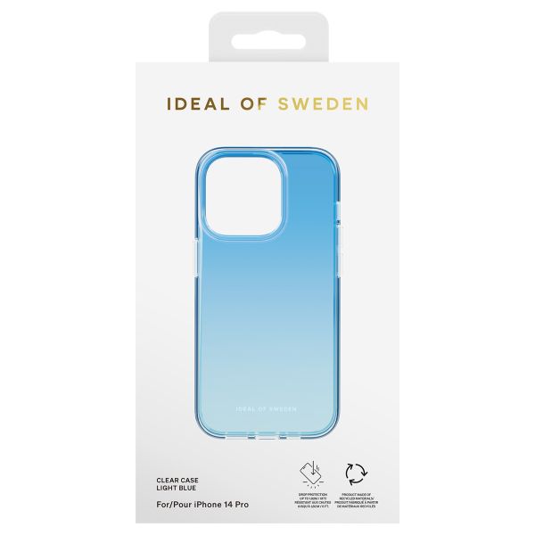 iDeal of Sweden Coque Clear iPhone 14 Pro - Light Blue