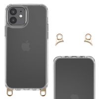 Selencia Coque arrière avec crochets amovibles Apple iPhone 12 (Pro) - Transparent