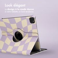 imoshion Coque tablette Design rotatif à 360° iPad Pro 12.9 (2018 / 2020 / 2021 / 2022) - Dancing Cubes