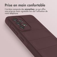 imoshion Coque arrière EasyGrip Samsung Galaxy A52(s) (5G/4G) - Aubergine