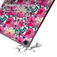 imoshion Coque tablette Design Samsung Galaxy Tab A9 Plus - Floral Water Color