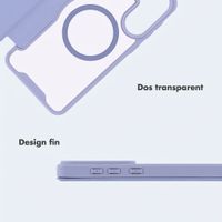 imoshion Bookcase transparente avec MagSafe Samsung Galaxy A57 (5G) - Lilas