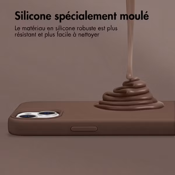 Accezz Coque Liquid Silicone Samsung Galaxy A36 / A56 - New Tea Brown