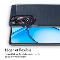 imoshion Coque Brushed Oppo A60 4G - Bleu foncé