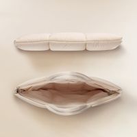 Selencia Sac ordinateur portables Vaya Puffy 16 pouces - Soft Ivory