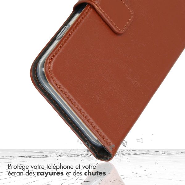 Selencia Étui de téléphone en cuir véritable Apple iPhone 11 Pro Max