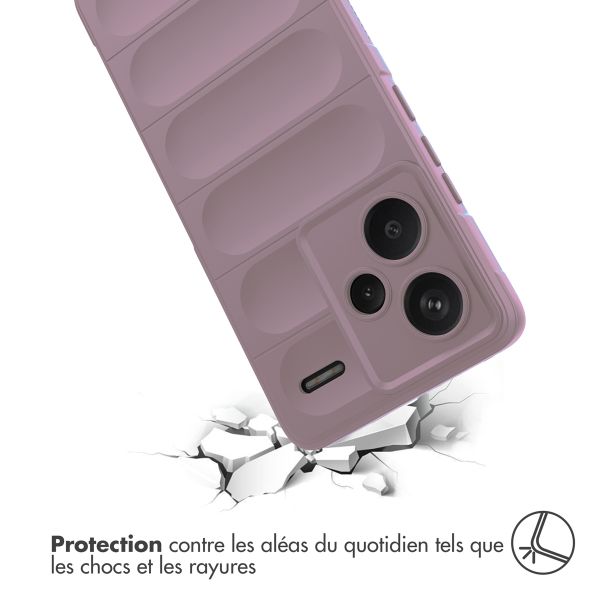 imoshion Coque arrière EasyGrip Xiaomi Redmi Note 13 Pro Plus (5G) - Violet