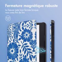 imoshion Design Slim Hard Sleepcover avec support Kobo Sage / Tolino Epos 3 - Flower Tile