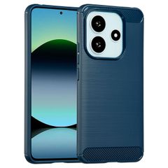 imoshion Coque Brushed Xiaomi Redmi Note 14 (4G) - Bleu foncé