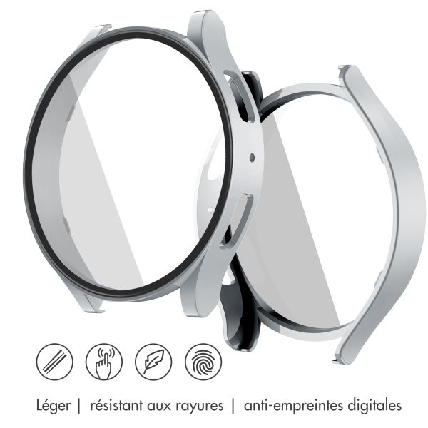 imoshion Coque rigide à couverture complète Samsung Galaxy Watch 6 - 44 mm - Argent