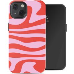 Selencia Coque arrière Vivid avec MagSafe Apple iPhone 13 - Dream Swirl Pink