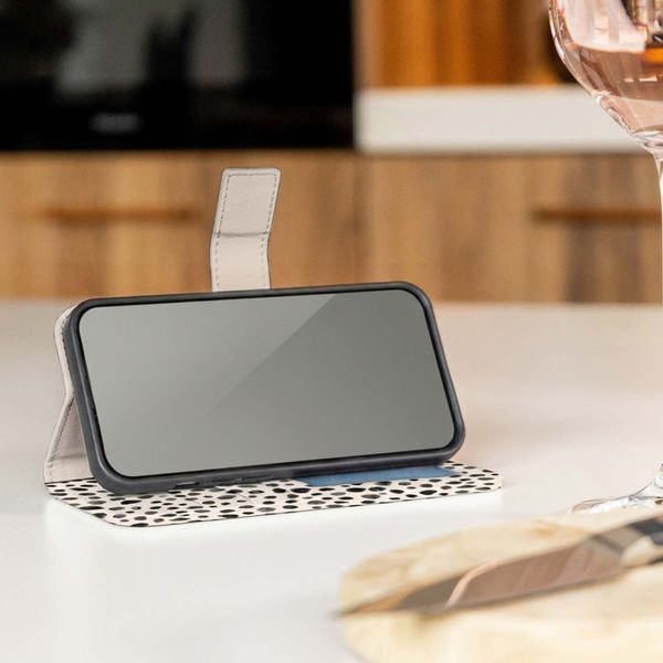 imoshion Étui de télephone portefeuille Design Samsung Galaxy A34 (5G) - Black And White Dots
