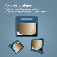imoshion Coque kidsproof avec poignée Samsung Galaxy Tab A11 Plus / A9 Plus - Bleu foncé