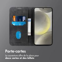 imoshion Étui de téléphone portefeuille Slim Samsung Galaxy S24 / S25 - Noir