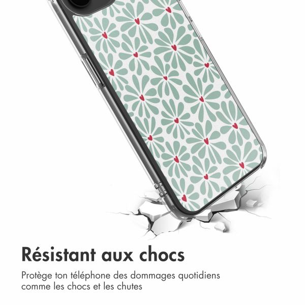 imoshion Coque Design Apple iPhone 16e - Bloom Love Sage Green