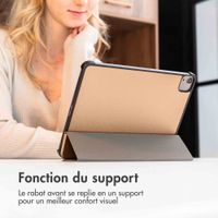 imoshion Coque tablette Trifold iPad Pro 11 (2018/2020/2021/2022) - Dorée