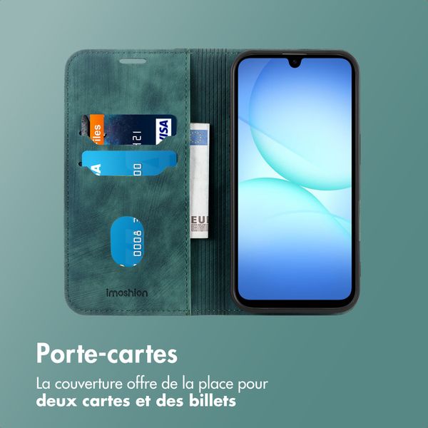 imoshion Étui de téléphone portefeuille Slim Samsung Galaxy A17 (5G) - Vert