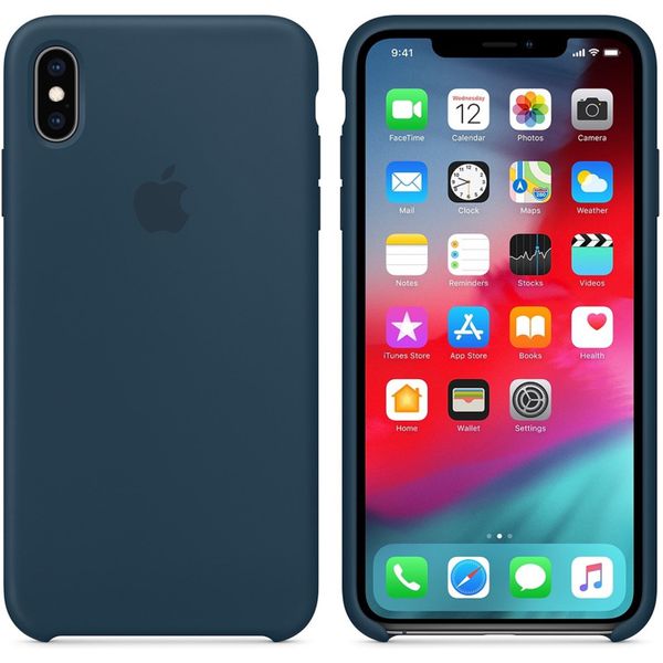 Apple Coque en silicone iPhone Xs Max - Pacific Green