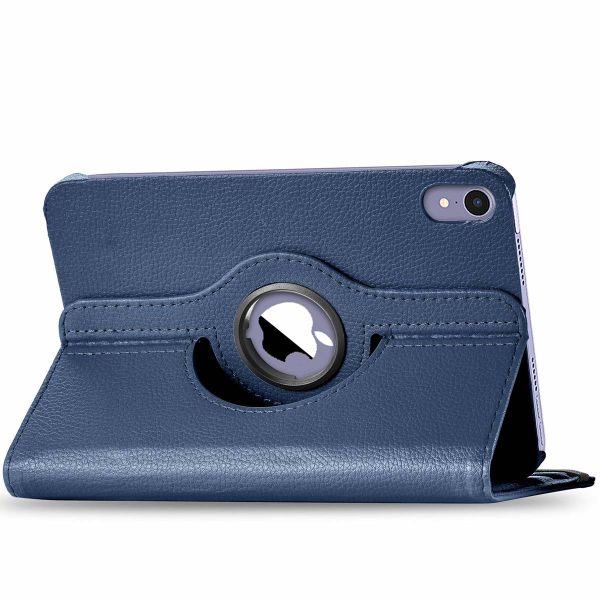 imoshion Coque tablette rotatif à 360° iPad Mini 7 (2024) / iPad Mini 6 (2021) - Bleu foncé