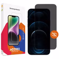 Accezz Protection d'écran en verre trempé Privacy Apple iPhone 12 (Pro)