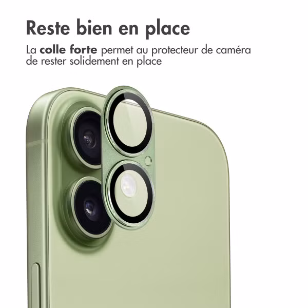 imoshion Protection Caméra en verre trempé 2 Pack Apple Apple iPhone 17 - Sage Green