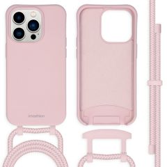 imoshion Coque de couleur avec cordon amovible Apple iPhone 14 Pro - Rose